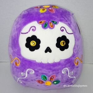 CUSTOM 💎 DARIA 💀 11" DOTD Purple Sugar Skull Halloween 2022 Squishmallow NWT